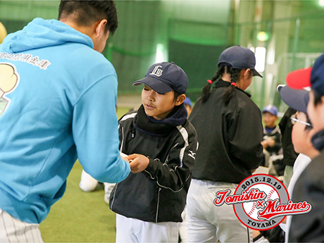 富山ベースボールプロジェクト　石川・西野選手　野球教室＆トークショー