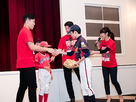 富山ベースボールプロジェクト　石川・西野選手　野球教室＆トークショー