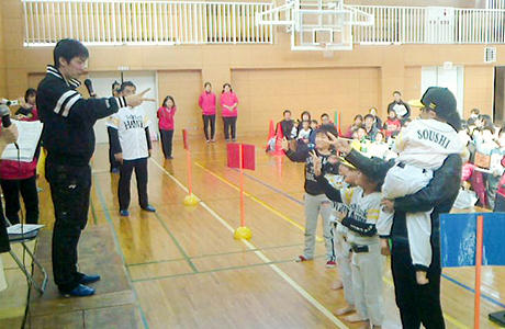 福岡ソフトバンクホークス　和田選手　野球教室